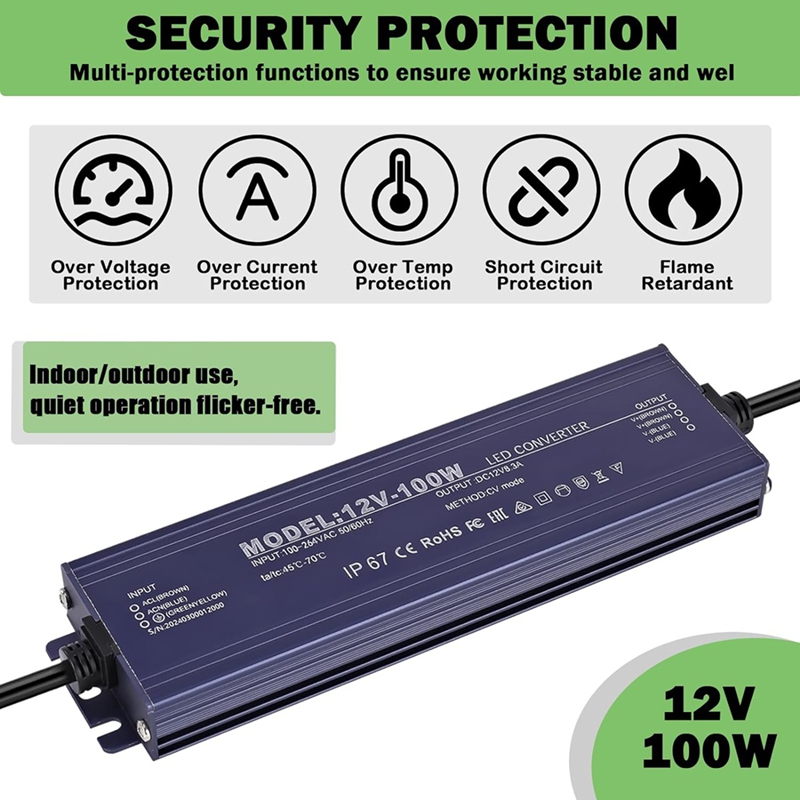 ● Alimentation LED 12V IP67 ét - Dc Power Supply 12V avis et prix