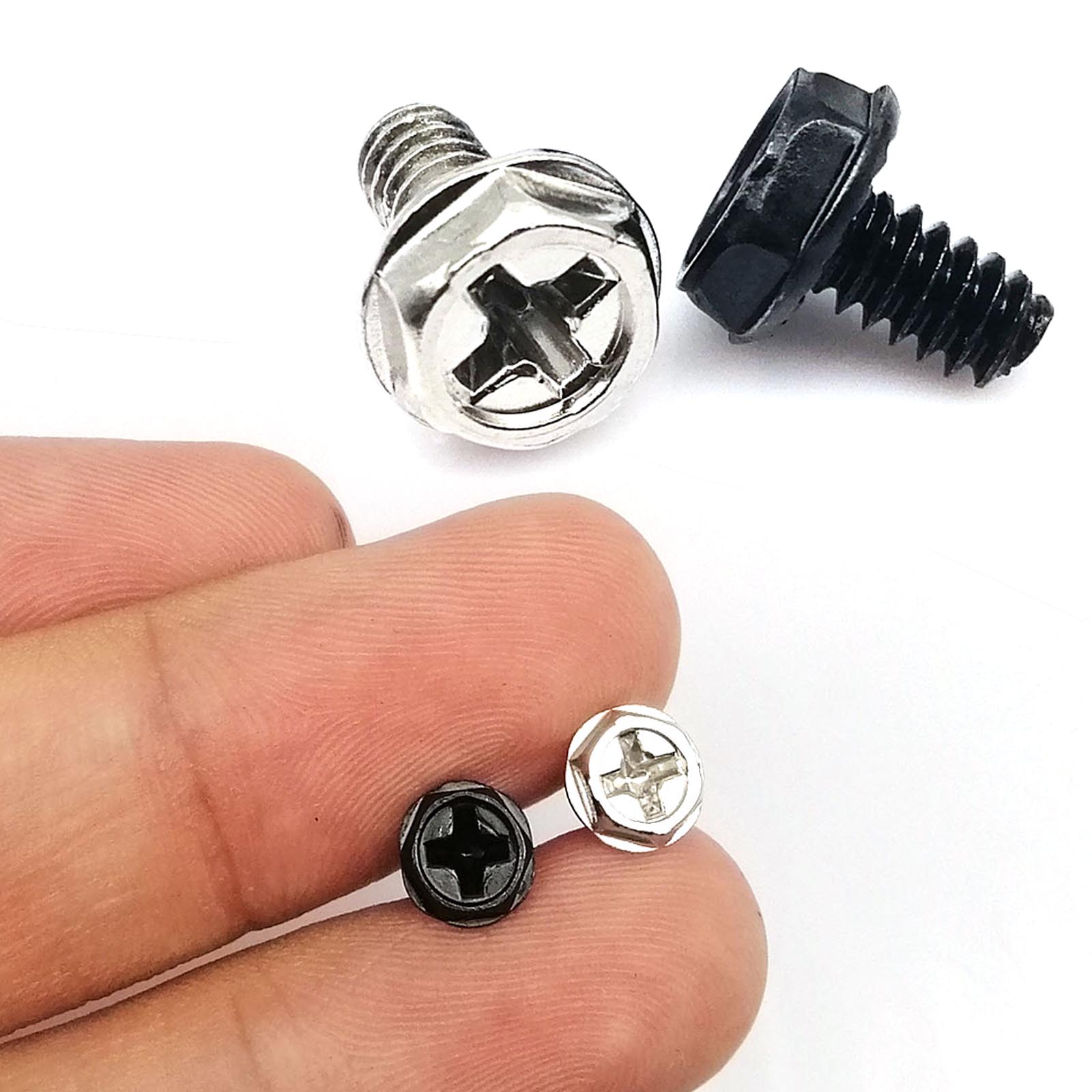 100 pièces Noir Argent 6 # -32 - Psu Computer avis et prix