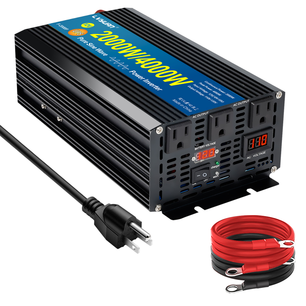 Inverter LVYUAN 1500W avec fon - Power Supply 12V avis et prix