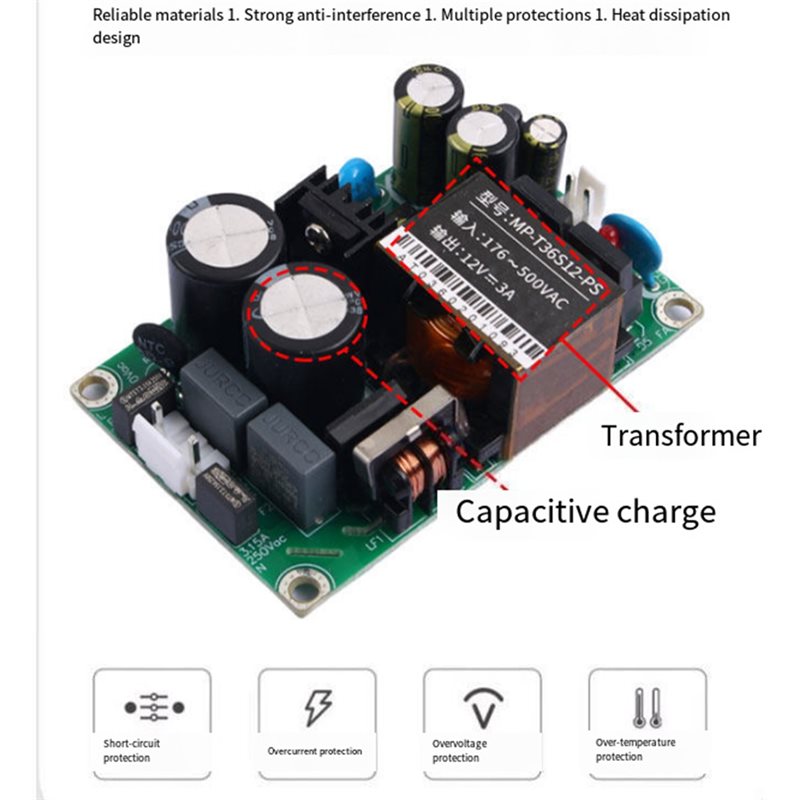 Module d'alimentation à découp - Dc Power Supply 12V avis et prix